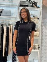 Guess Active - Peony Aop Ss Polo Dress - Zwart