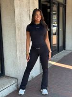 Guess Active - Lotus Mini Flared Leggings - Zwart
