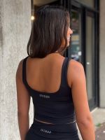 Guess Active - Lotus Tank Top - Zwart