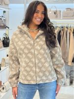Guess Active - Louise Sherpa Full-Zip Jacket - Beige