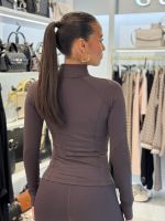 Guess Active - Margot Ls Zip Active Top - Bruin