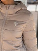 Guess Active - New Aleta Long Puffer Jacket - Beige