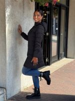 Guess Active - New Aleta Long Puffer Jacket - Zwart