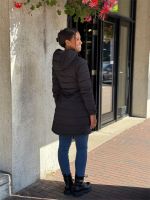 Guess Active - New Aleta Long Puffer Jacket - Zwart