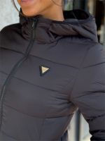 Guess Active - New Aleta Long Puffer Jacket - Zwart