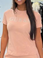Guess Active - Octavia Rn Ss T-shirt - Roze