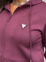 Guess Active - Olympe Full Zip Hoodie Sweatshirt - Rood