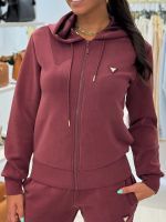 Guess Active - Olympe Full Zip Hoodie Sweatshirt - Rood