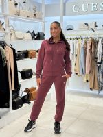 Guess Active - Olympe Full Zip Hoodie Sweatshirt - Rood