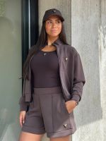 Guess Active - Olympe High Neck Full Swea - Bruin