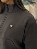 Guess Active - Olympe High Neck Full Swea - Bruin