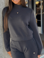 Guess Active - Olympe High Neck Sweatshirt - Zwart
