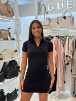 Guess Active - Peony Aop Semaless Dress - Zwart