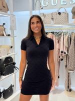 Guess Active - Peony Aop Semaless Dress - Zwart