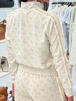 Guess Active - Peony Taped Fullzip Sweatshirt - Beige