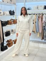 Guess Active - Peony Taped Straight Long Pant - Beige