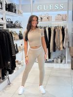 Guess Active - Pepi 4G Seamless Ss Top - Beige