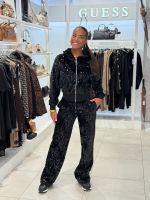 Guess Active - Sequins Full-Zip Hoodie - Zwart