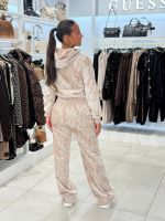 Guess Active - Sequins Wide Leg Pants - Beige