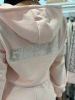 Guess Active - Silvy Full Zip Hoodie Logo - Roze