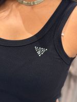 Guess Active - Silvy Rib Tank Top - Zwart