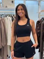 Guess Active - Silvy Rib Tank Top - Zwart