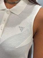 Guess Active - Silvy Ss Polo Dress - Wit