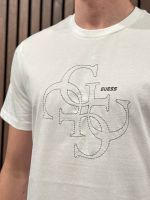 Guess Active - Tiberio Cn Ss T-shirt - Wit