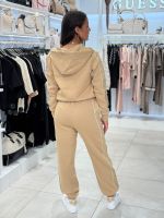 Guess Active - Maryella Full Zip Sweatshirt - Beige