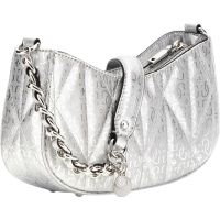 Guess - Aldina Top Zip Shoulder bag - Zilver