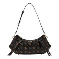 Guess - Allegra Logo Shoulder Bag - Bruin