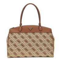 Guess - Audrey Logo Deluxe Dome Tote - Cognac