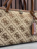 Guess - Audrey Logo Girlfriend Satchel - Bruin
