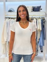 Guess - Basic V-neck - Wit