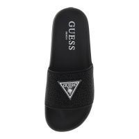 Guess - Beach Slippers W / Rhinestones - Zwart