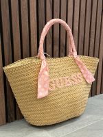 Guess - Beach Straw Bag - Roze