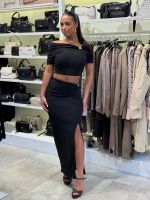 Guess - Brigitte Midi Skirt - Zwart