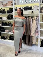 Guess - Brigitte Off Shoulder Top - Groen