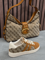 Guess - Camden Shoulder Bag - Beige