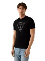 Guess - Cn Ss Core Triangle Logo Tee - Zwart