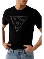 Guess - Cn Ss Core Triangle Logo Tee - Zwart