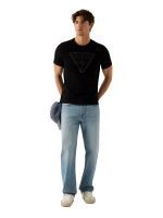 Guess - Cn Ss Core Triangle Logo Tee - Zwart