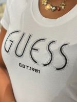 Guess - Cn Ss Guess Logo Tee - Wit