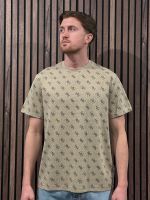 Guess - Cn Ss Jacquard 4G Knit Top - Beige