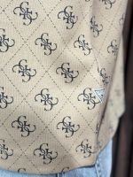 Guess - Cn Ss Jacquard 4G Knit Top - Beige