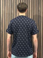 Guess - Cn Ss Jacquard 4G Knit Top - Blauw