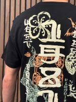 Guess - Cn Ss Japan Signs Oversize Tee - Zwart