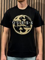 Guess - Cn Ss Patch Logo 4G Tee - Zwart
