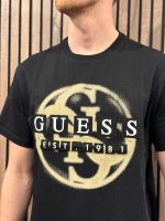 Guess - Cn Ss Patch Logo 4G Tee - Zwart