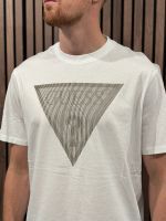 Guess - Cn Ss Triangle Logo Tee - Wit